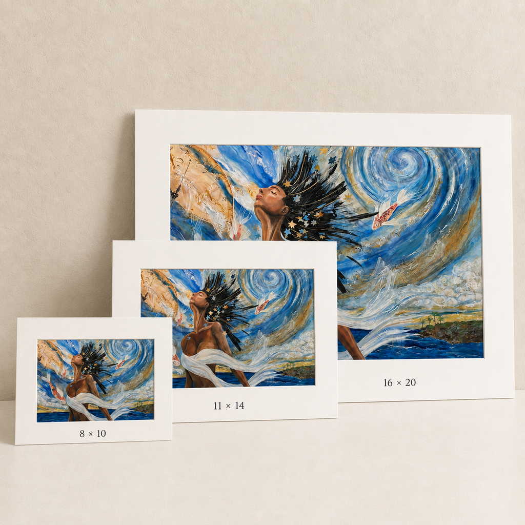 She Who Became the Weather - Signed Fine Art Print | Rita Irvin