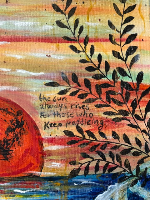 Local Legend — Original Mixed Media on Canvas | Rita Irvin