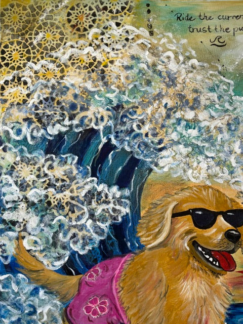 Local Legend — Original Mixed Media on Canvas | Rita Irvin