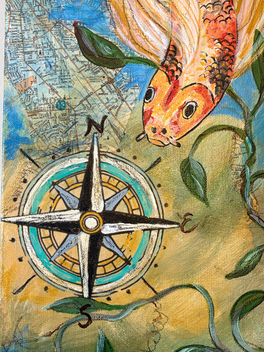 Where Roots Remember — Original Mixed Media on Canvas | Rita Irvin