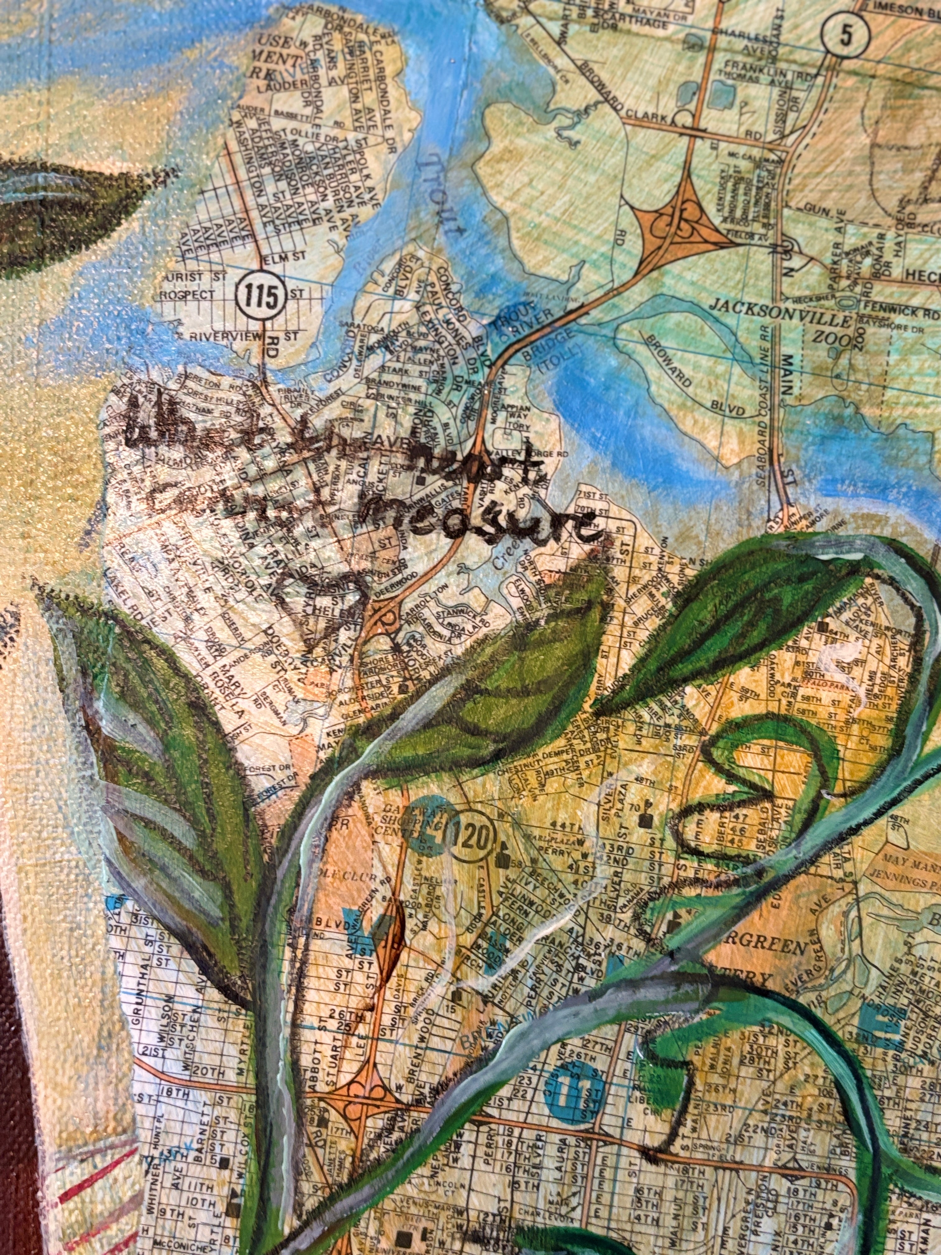 Where Roots Remember — Original Mixed Media on Canvas | Rita Irvin