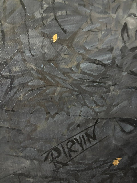 Beyond the Veil - Original Mixed Media on Canvas | Rita Irvin