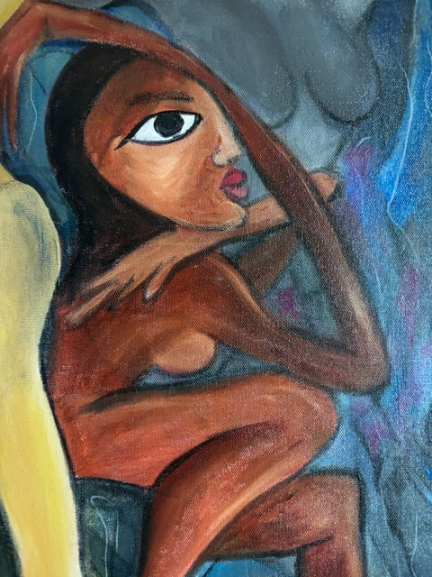 Shared Current - Original Mixed Media Painting | Rita Irvin