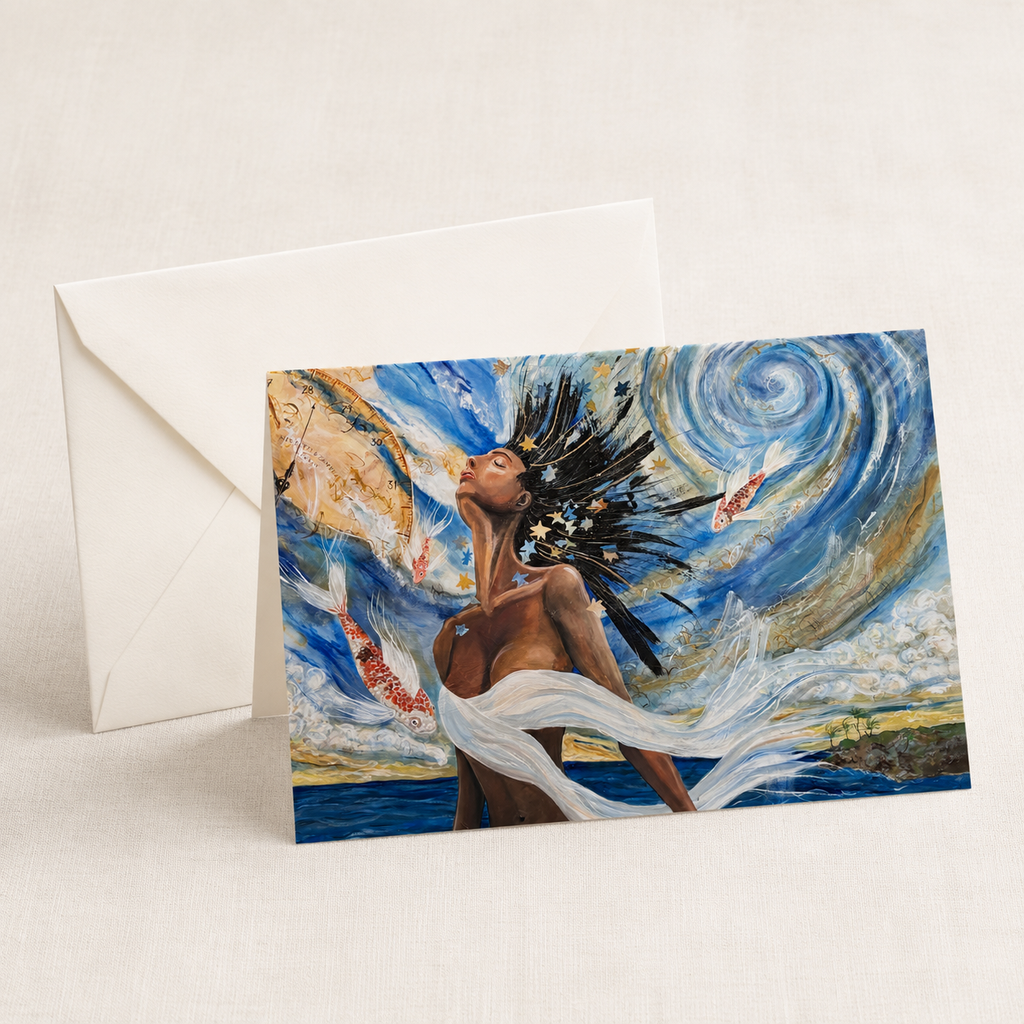 She Who Became the Weather - Notecard Set of Four