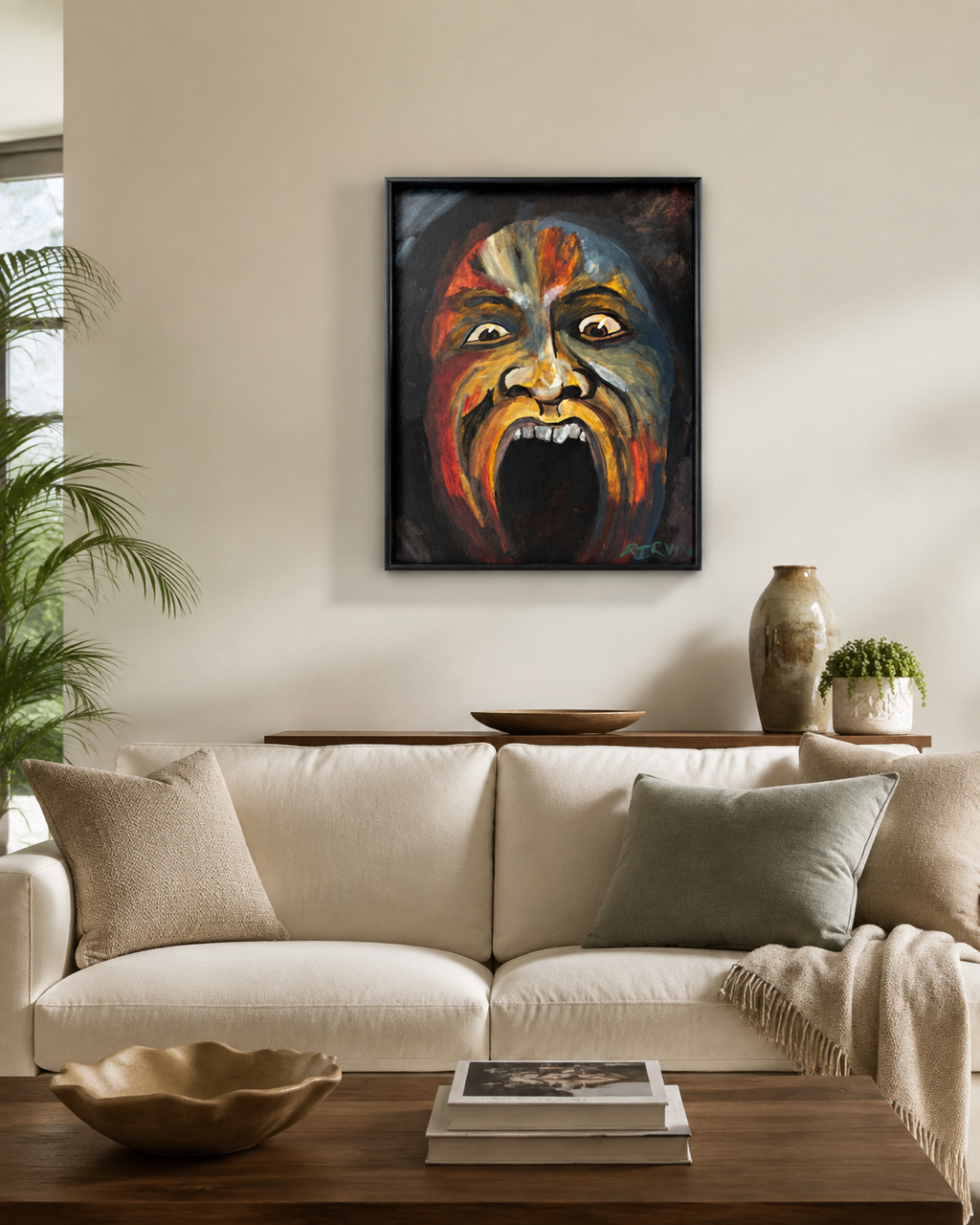 Soul Ablaze - Original Acrylic on Canvas | Rita Irvin