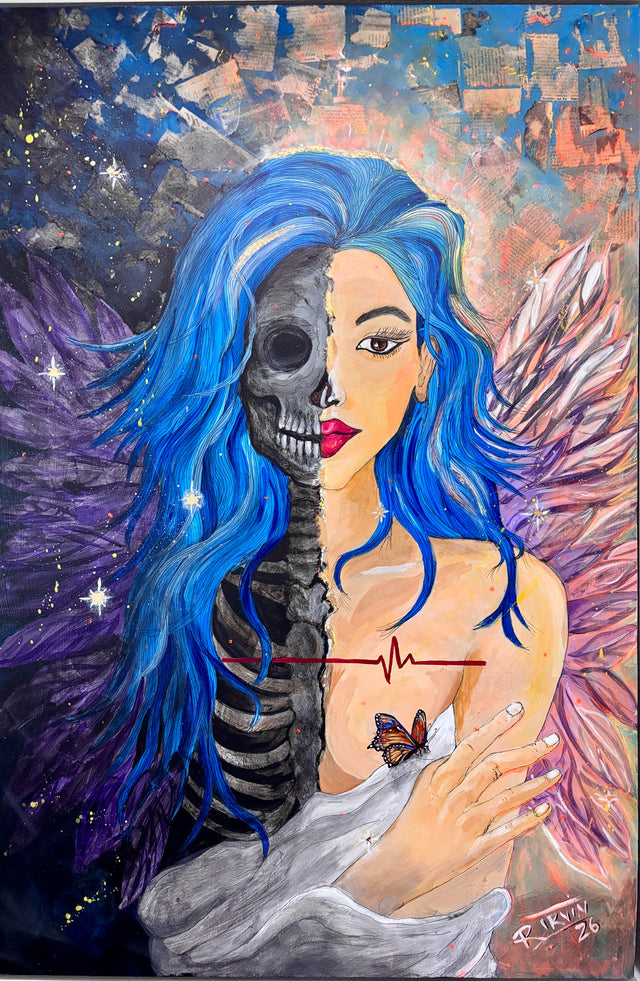 Silence Under the Skin - signed fine art print by Rita Irvin