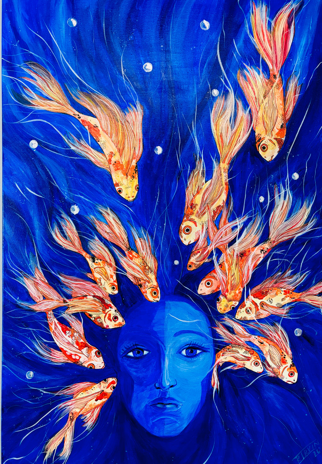 Where Thoughts Swim notecard
